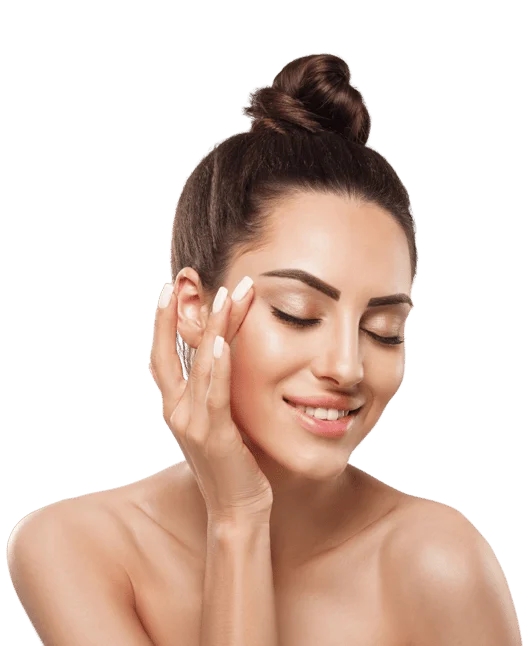 Mulher com pele natural e rejuvenescida após aplicação de toxina botulínica